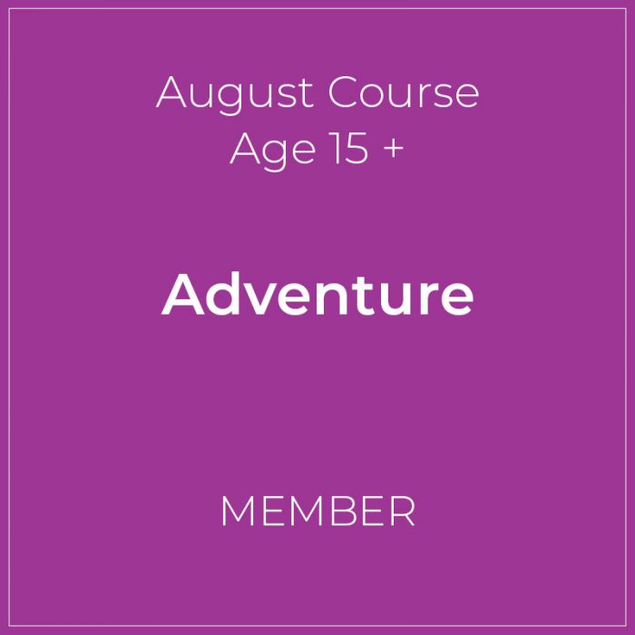 August Course Adventure Skills - Member