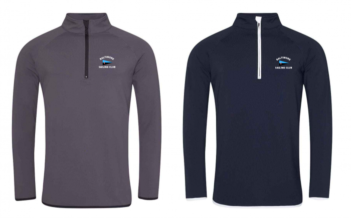 Men's Half Zip Sweat Top