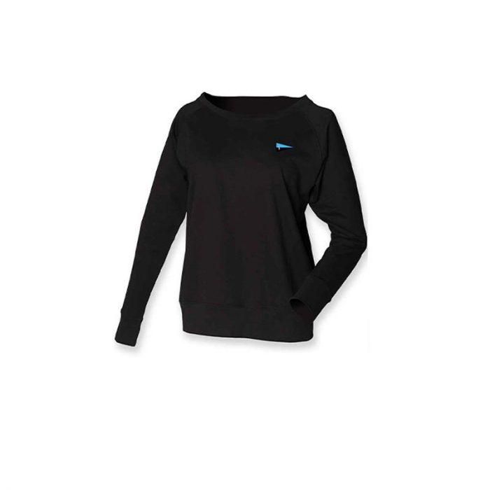 Ladies Boatneck Sweatshirt - Image 2