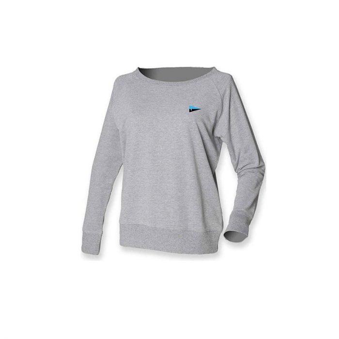 Ladies Boatneck Sweatshirt - Image 3