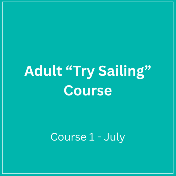 Adult Try Sailing Course 1